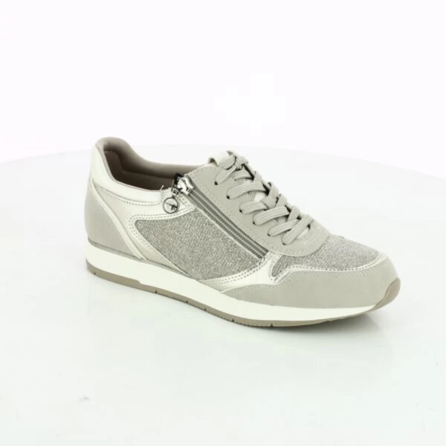 Kevin Beige Casual Sneakers for Women - Comfortable Walking Shoes