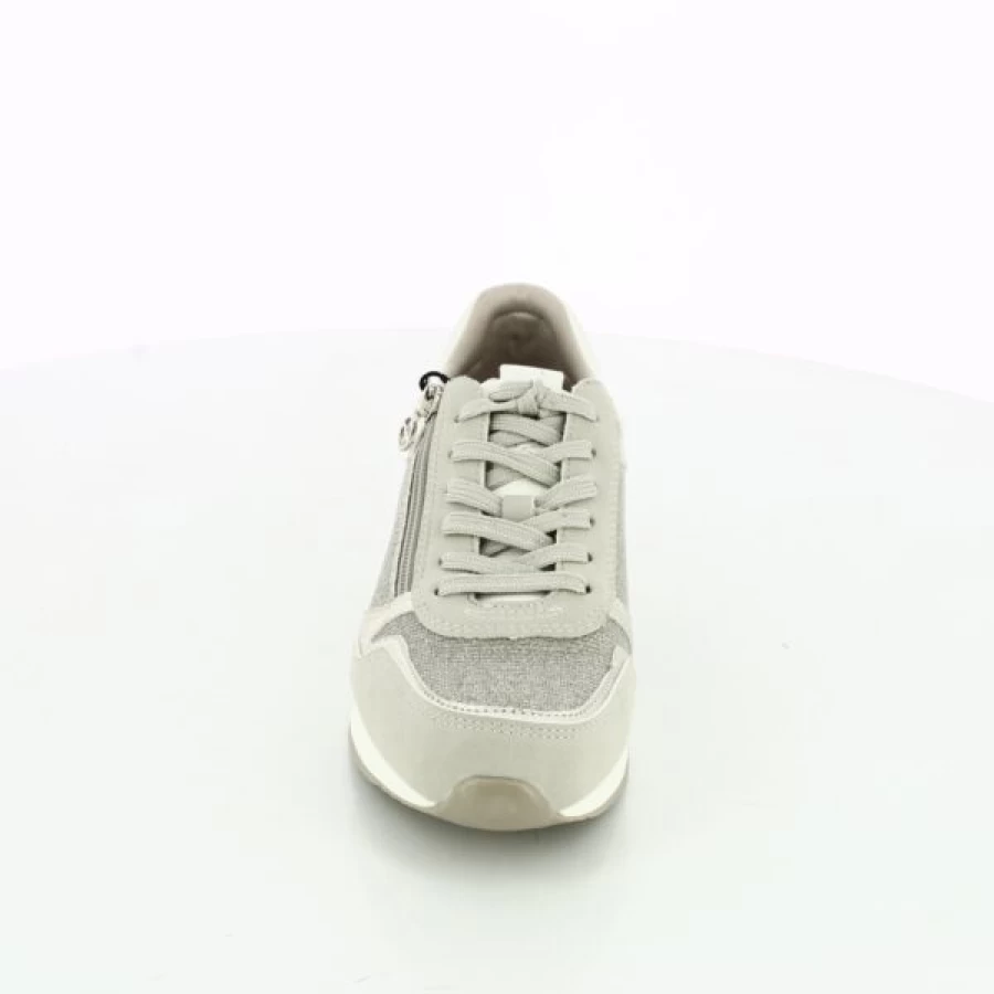 Kevin Beige Casual Sneakers for Women - Comfortable Walking Shoes
