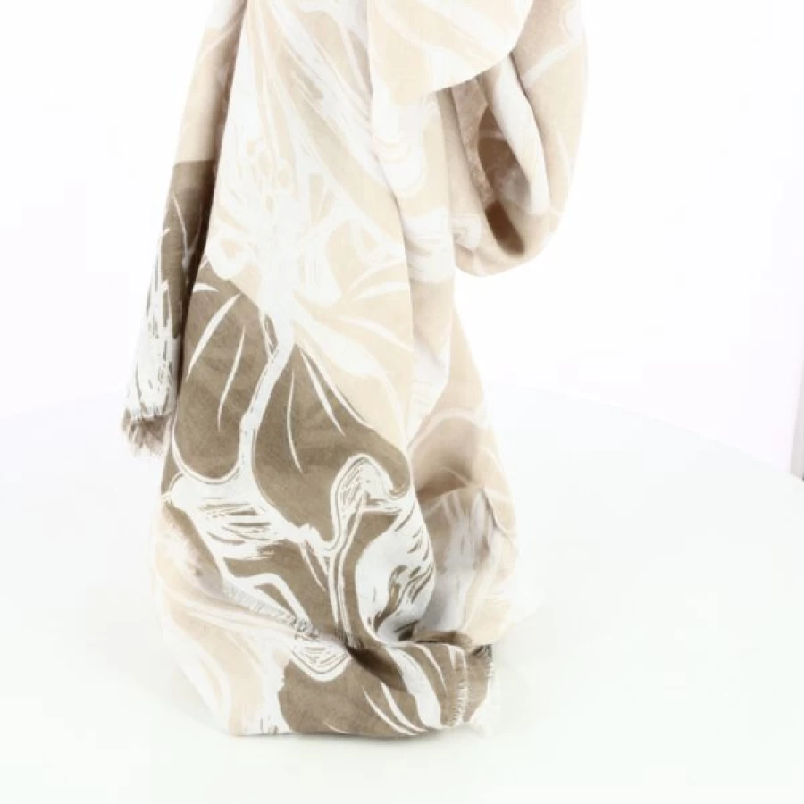 Kevin Women's Lightweight Taupe Scarf - Soft & Stylish Cashmere Blend Wrap for All Seasons