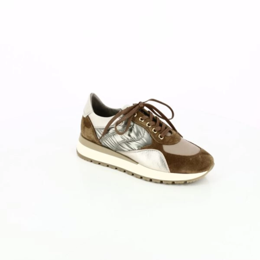 Kevin Cognac Leather Sports Sneakers - DL-Sport Running Shoes for Men & Women