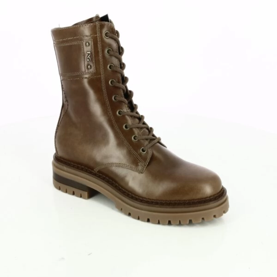 Kevin Cognac Leather Ankle Boots for Women - Stylish Nerogiardini Inspired Booties