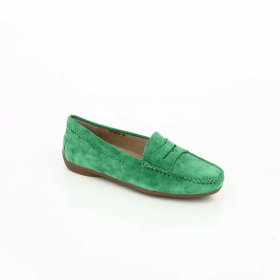 Kevin Lauro Green Slip-On Moccasins – Comfortable Casual Loafers for Men & Women