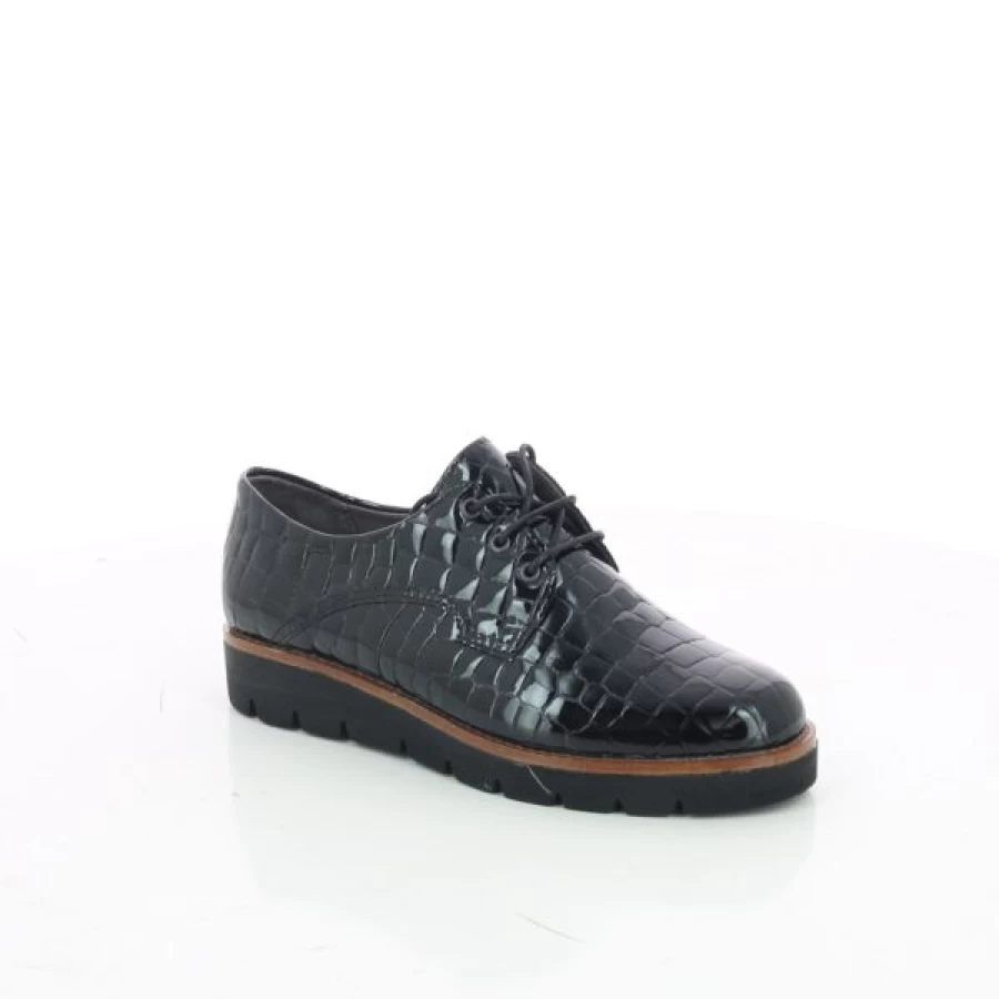 Kevin Men's Black Cypress Lace-Up Dress Shoes Classic Oxford Style for Formal Wear