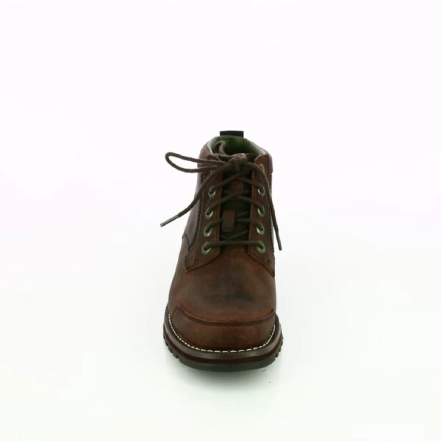 Kevin Brown Leather Boots for Men - Classic Timberland Style Ankle Boots