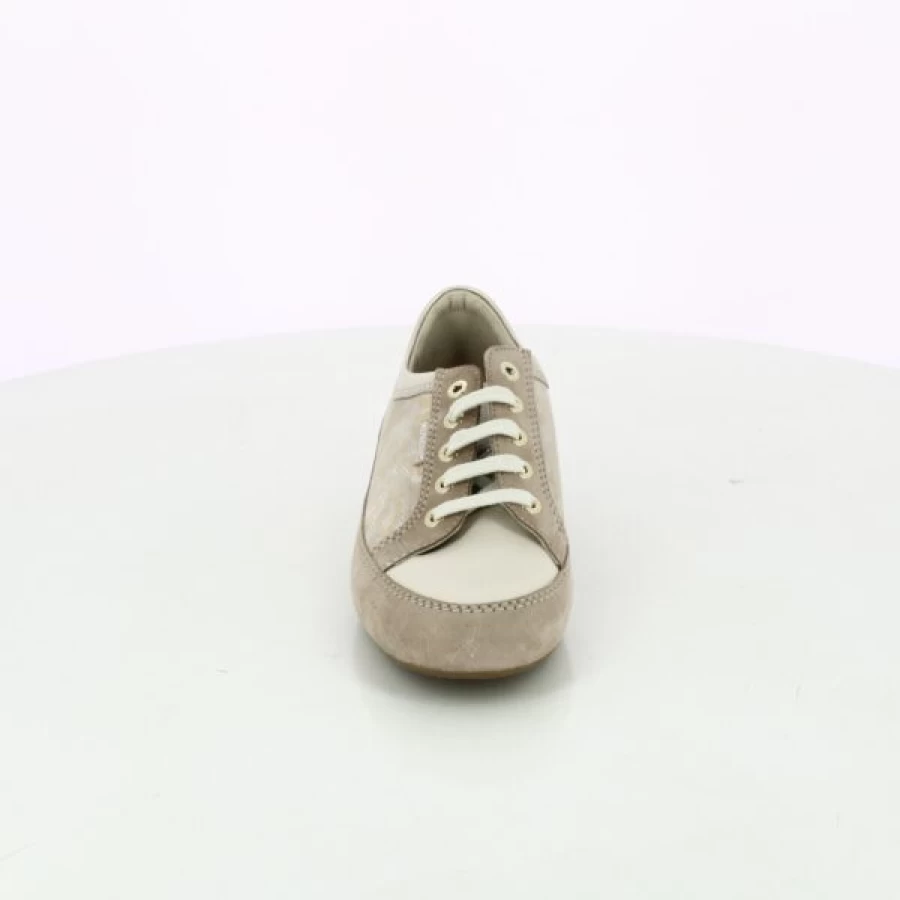 Kevin Beige Leather Lace-up Oxford Shoes for Men - Classic Comfort Casual Dress Footwear