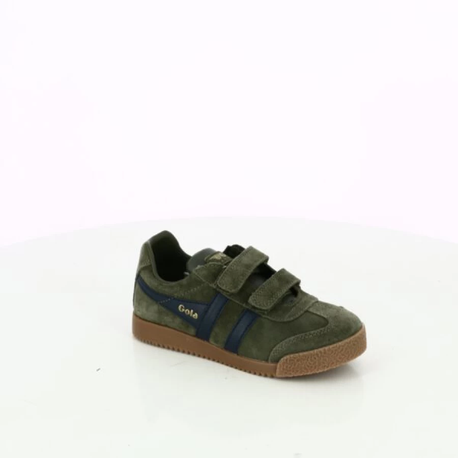 Kevin Men's Khaki Velcro Strap Casual Shoes for Comfortable Walking