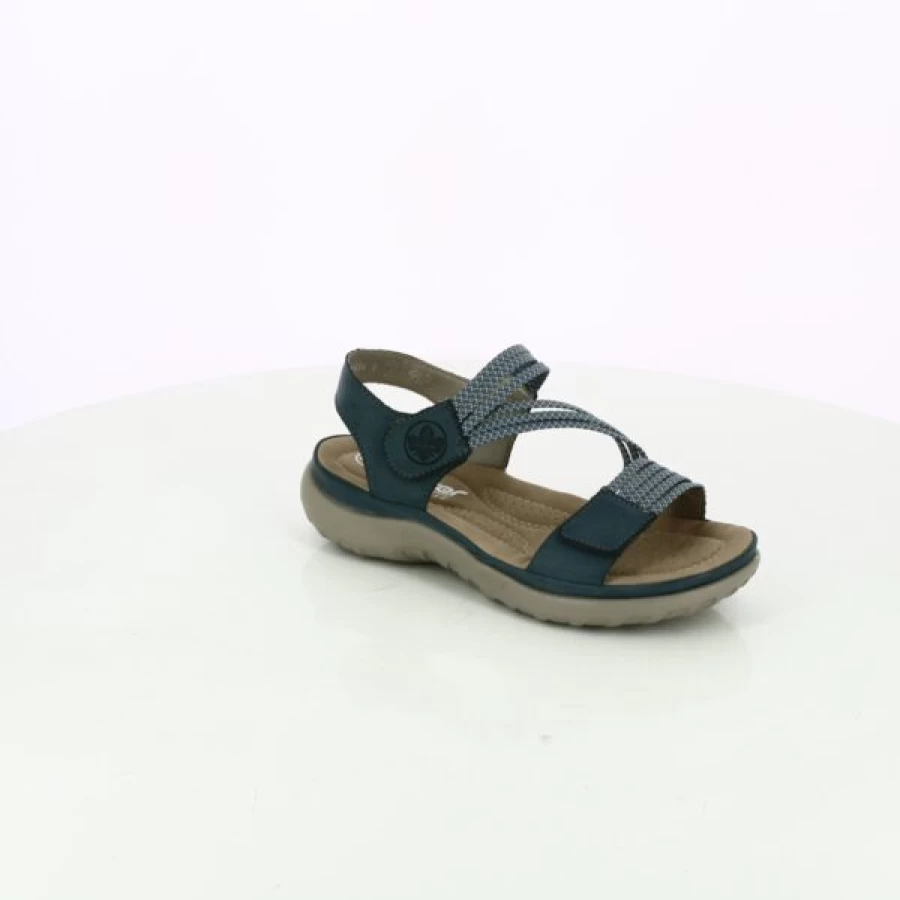 Kevin Blue Sandals for Women | Comfortable & Stylish Rieker-Inspired Design