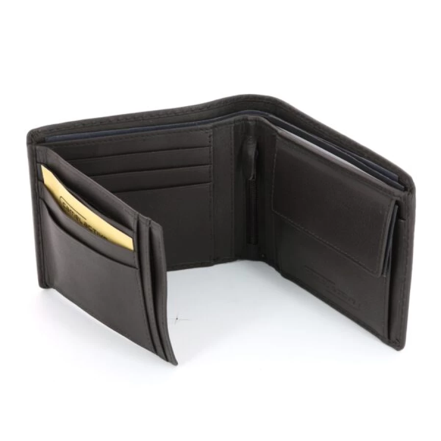 Kevin Genuine Leather Wallet for Men - Classic Brown Bi-Fold Wallet, Stylish & Durable Men's Wallet by Camel Active