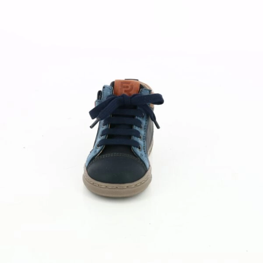 Kevin Blue Leather Boots for Men - Stylish Romagnoli Ankle Boots