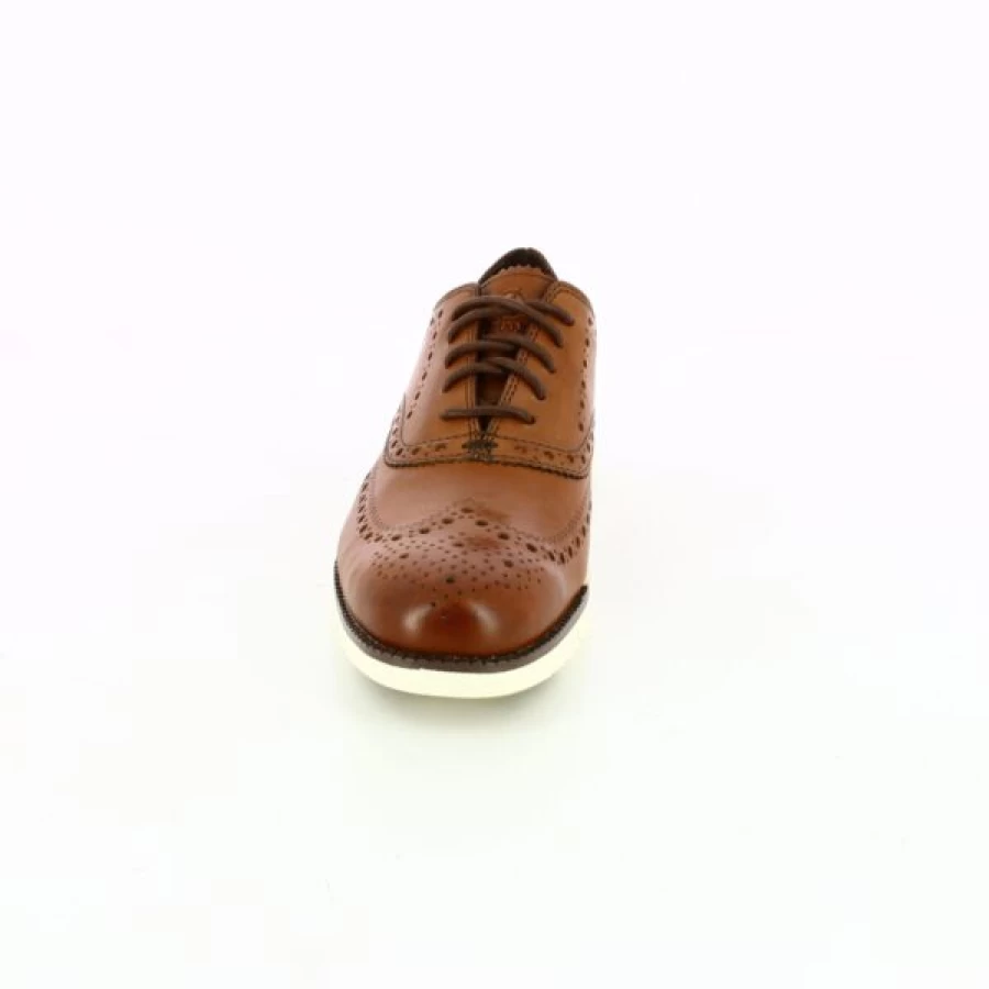 Kevin Cognac Leather Lace-Up Dress Shoes for Men – Classic Style & Comfort
