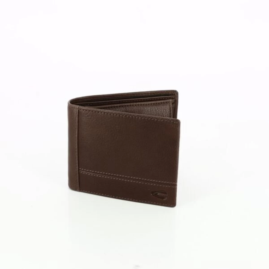 Kevin Genuine Leather Wallet for Men - Classic Brown Bifold Wallet, Durable RFID Blocking Men's Wallet by Camel Active