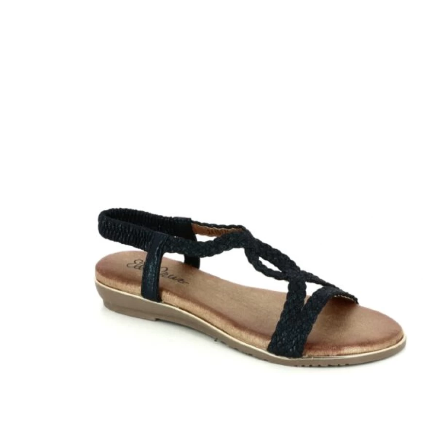 Kevin Blue Sandals for Women - Ella Cruz Style Comfortable Beach Footwear