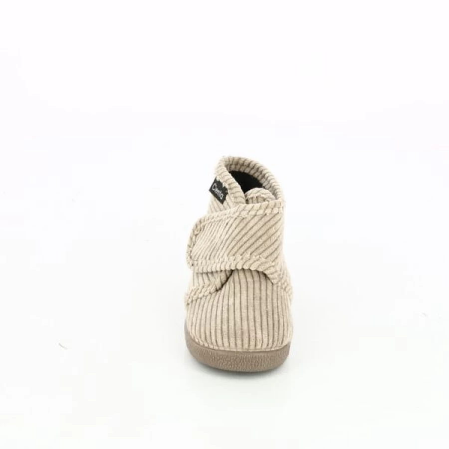 "Kevin Comfortable Beige Cypress Slippers for Men and Women – Soft House Shoes"