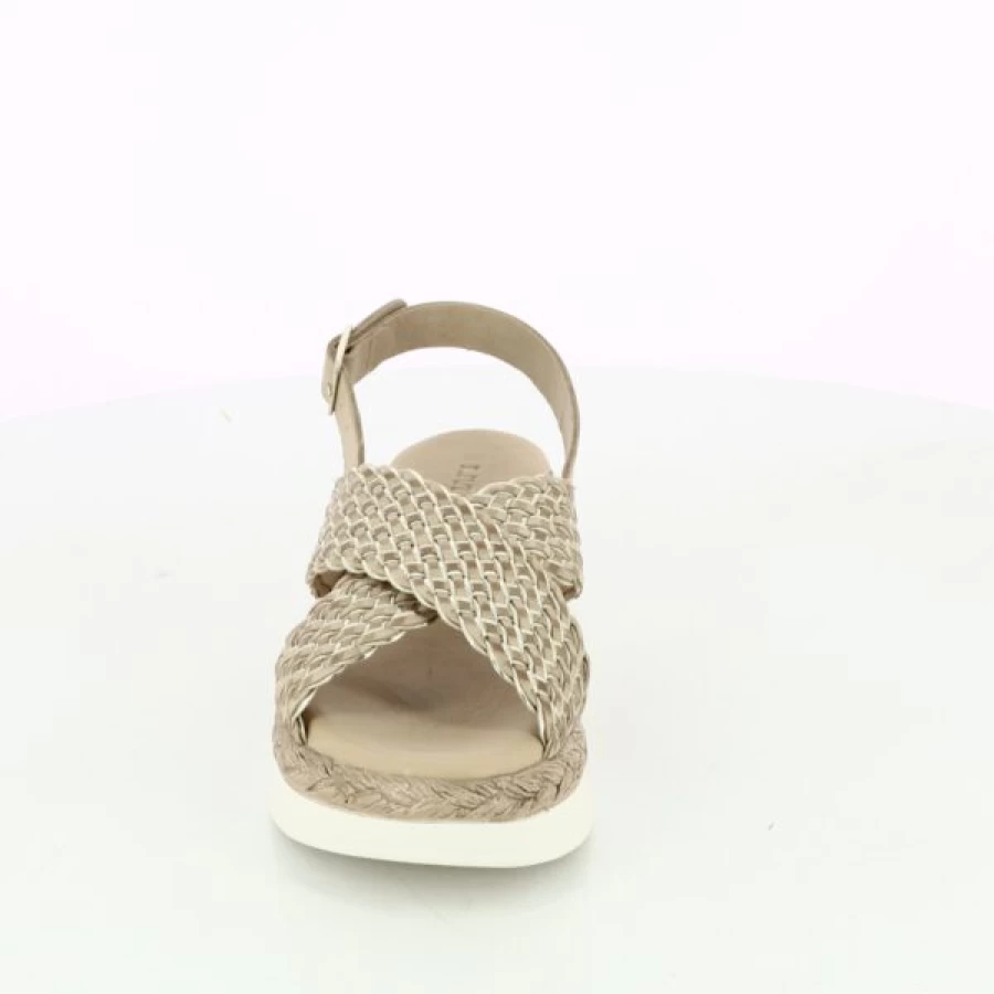 Kevin Women's Beige Sandals - Comfortable Casual Summer Footwear by River Woods