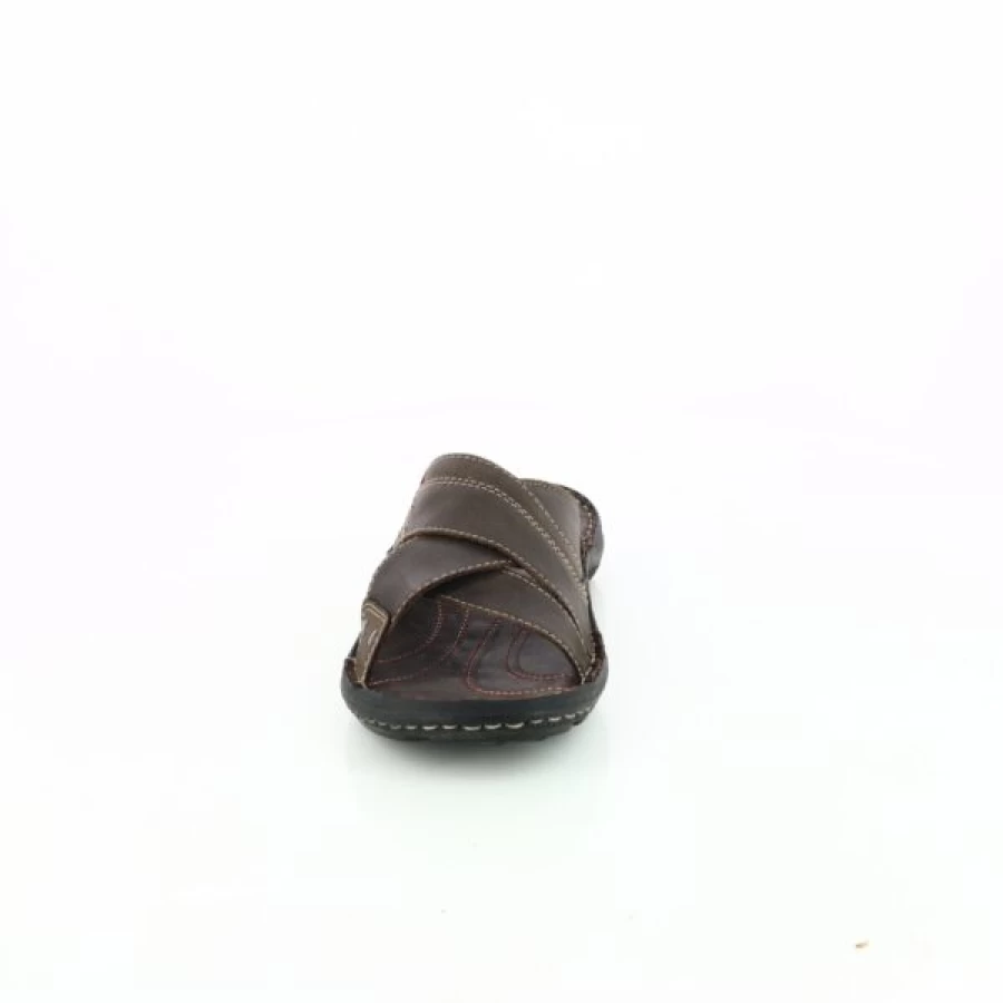 "Kevin Men's Brown Cypress House Slippers - Soft Comfort Indoor/Outdoor Slides"