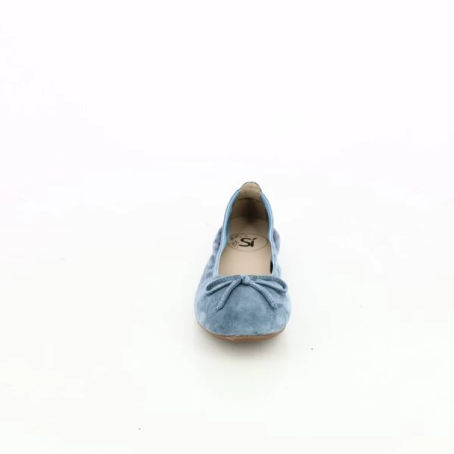 Kevin Women's Blue Ballerina Flats - Comfortable Ballet Shoes for Casual Wear