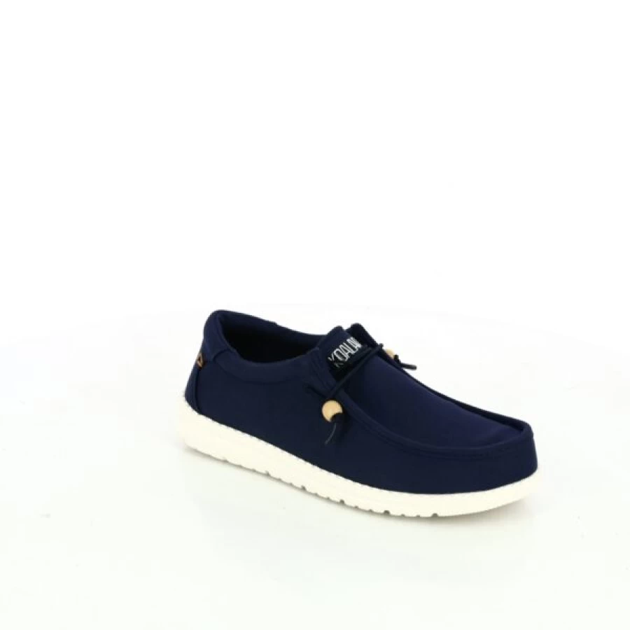 Kevin Men's Blue Loafers - Comfortable Moccasin Style Slip-On Shoes for Casual Wear