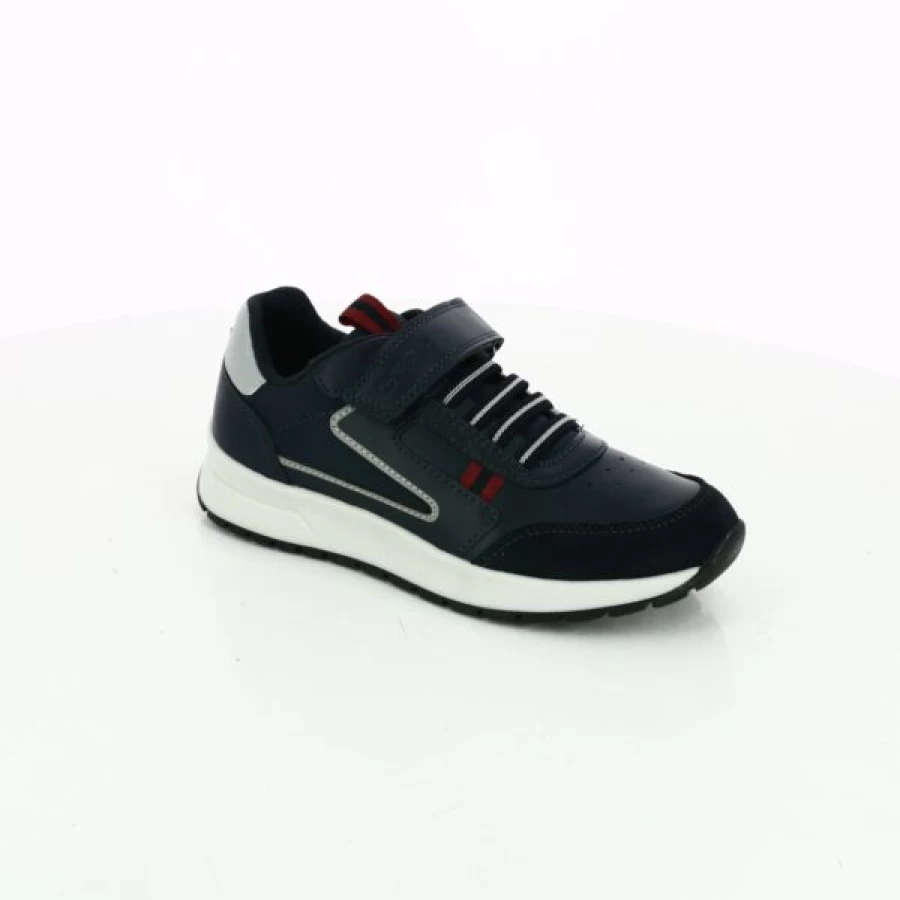 Kevin Boys' Blue Velcro Sneakers - Lightweight Comfortable Kids' Athletic Shoes