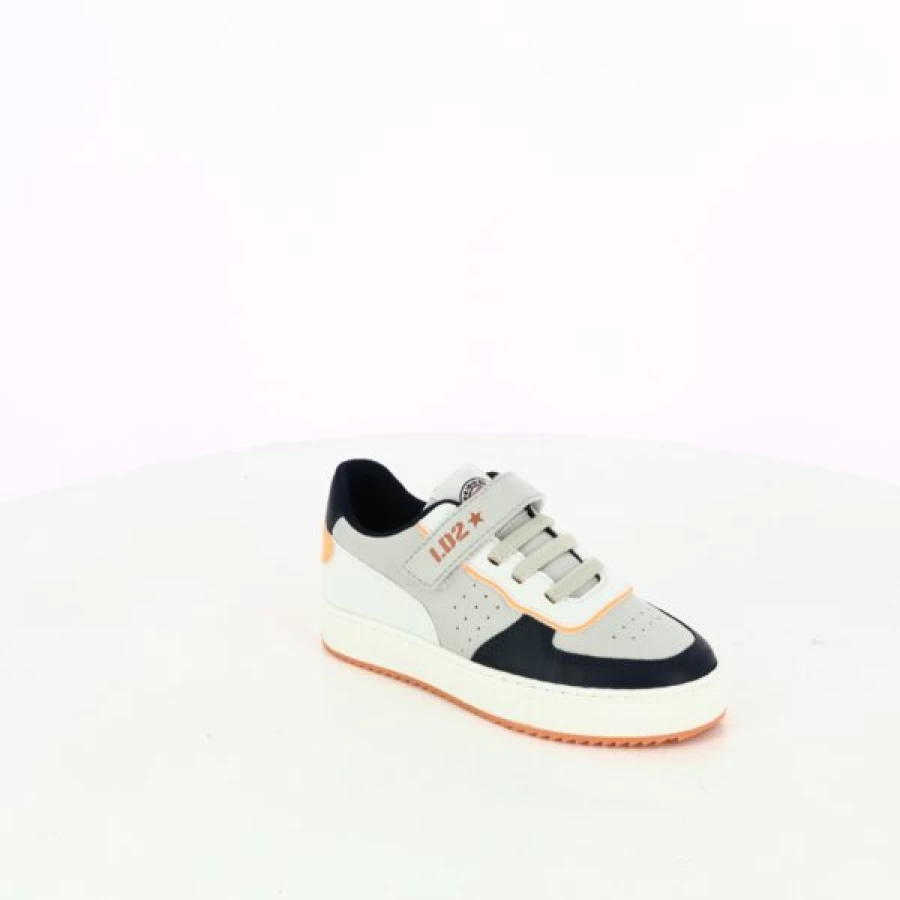 Kevin Little David Velcro Sneakers for Kids - Comfortable Gray Toddler Shoes