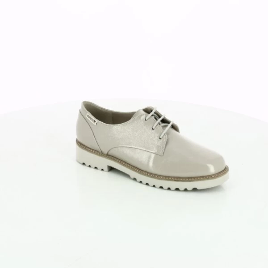 Kevin Beige Leather Lace-Up Casual Shoes for Men | Comfortable Walking Shoes
