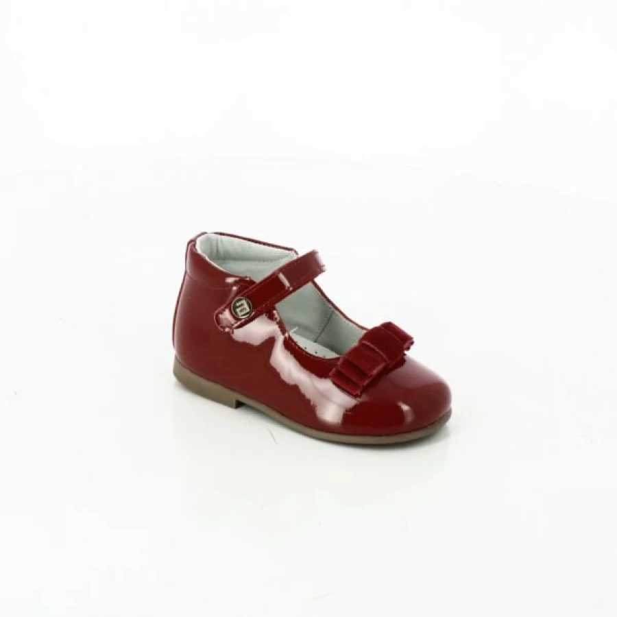 Kevin Women's Red Ballerina Flats - Classic Comfortable Ballet Shoes
