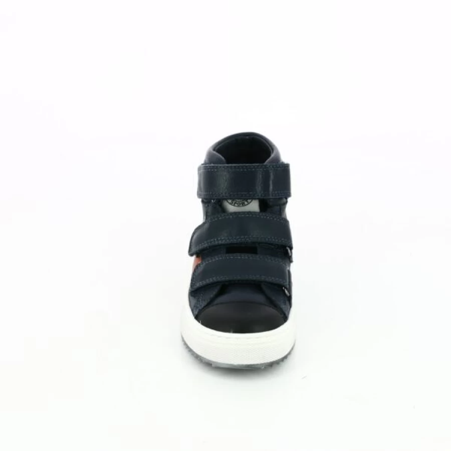 Kevin Little David Blue Velcro Sneakers for Kids - Comfortable & Stylish Toddler Shoes