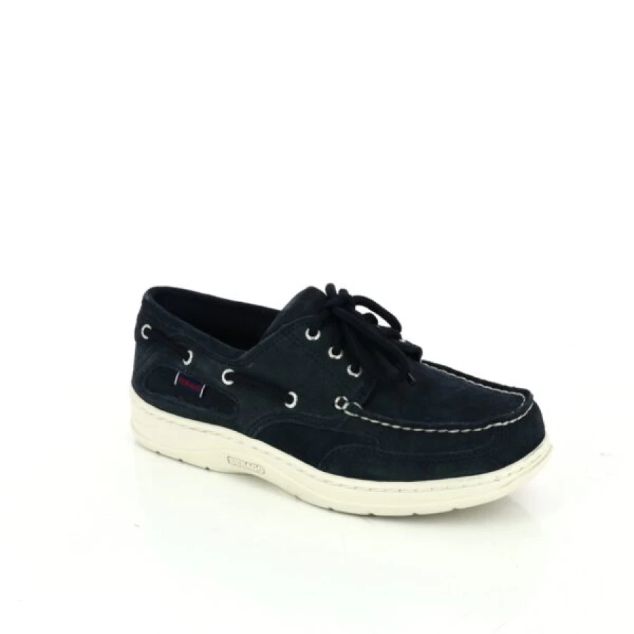 Kevin Men's Classic Blue Boat Shoes Casual Comfortable Slip-On Deck Shoes