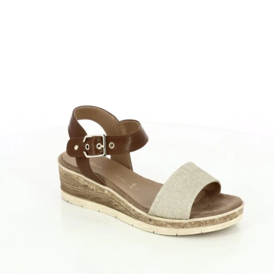 Kevin Women's Gold Sandals – Jane Klain Style Comfortable Summer Footwear