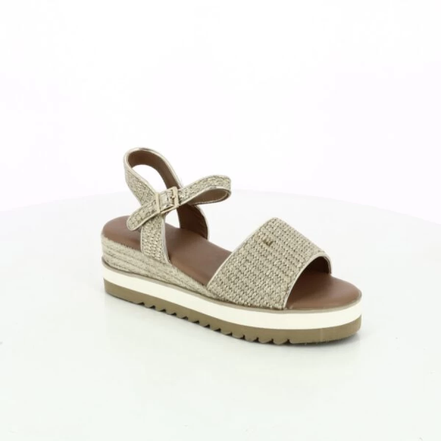 Kevin Beige Sandals for Women - Mia & Jo Style Comfortable Summer Footwear