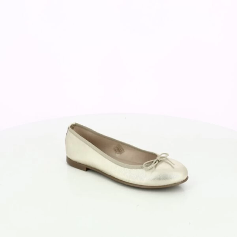 Kevin Gold-Toned Cypress Ballerina Flats for Women – Elegant Comfort Shoes