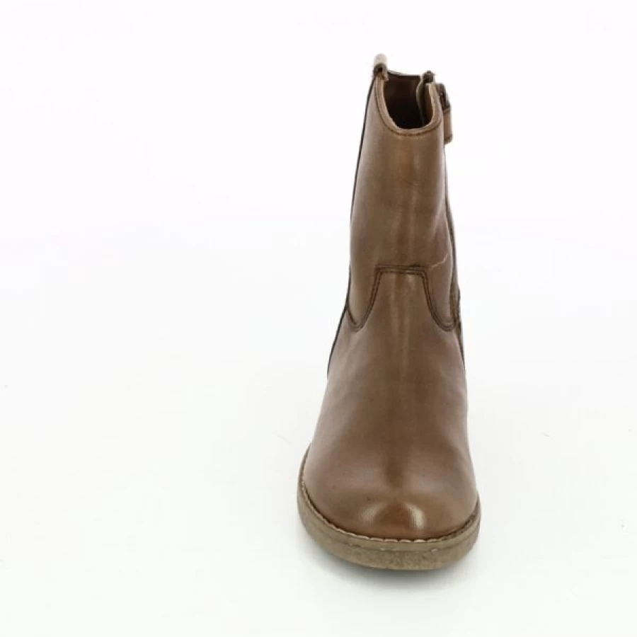 Kevin Leather Boots for Men & Women | Cognac Brown Ankle Boots | Comfortable & Stylish Footwear
