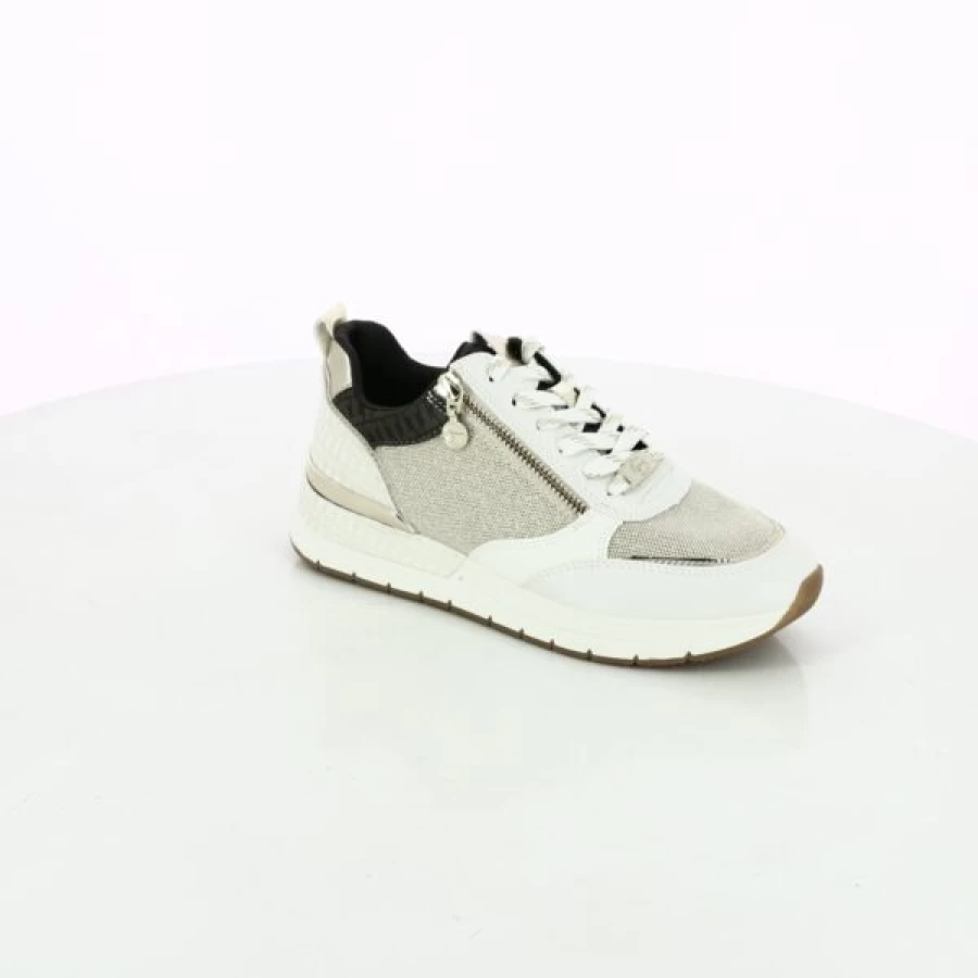 Kevin White Sneakers for Women - Comfortable Casual Fashion Tennis Shoes