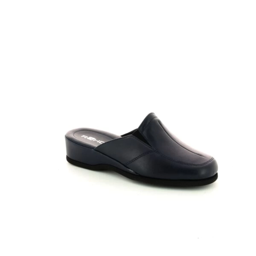 Kevin Men's Comfortable Blue Slippers - Soft Sole Indoor & Outdoor Slides