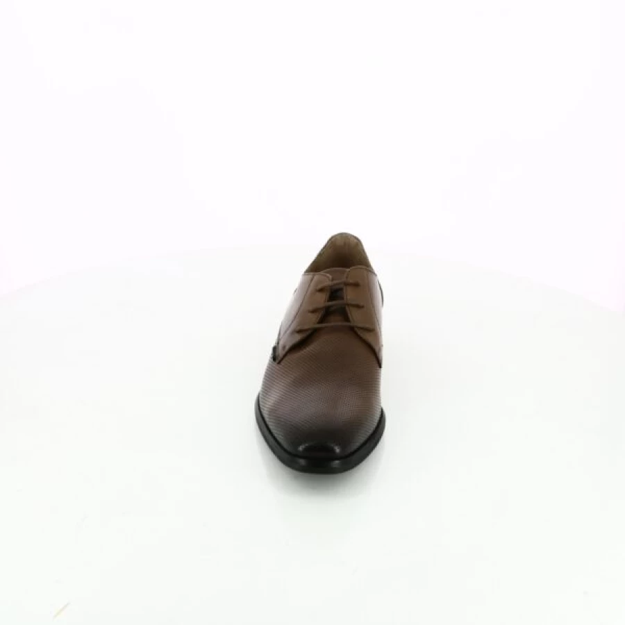 Kevin Cognac Leather Lace-Up Dress Shoes for Men - Classic Style & Comfort