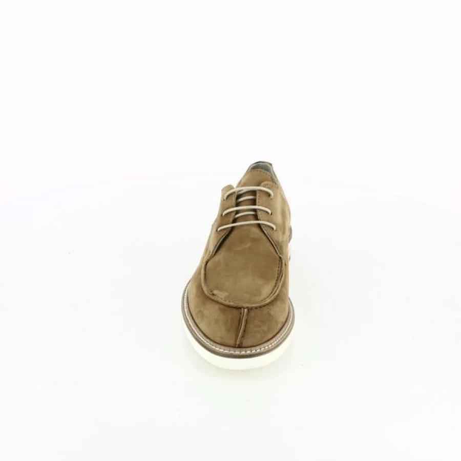 Kevin Men's Cognac Leather Lace-Up Dress Shoes - Classic Formal Oxfords for Business & Wedding
