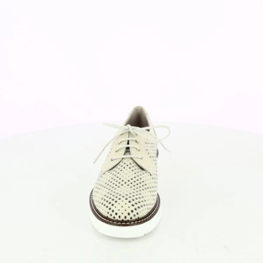 Kevin Women's Beige Lace-Up Pitillos Shoes - Elegant Casual Footwear