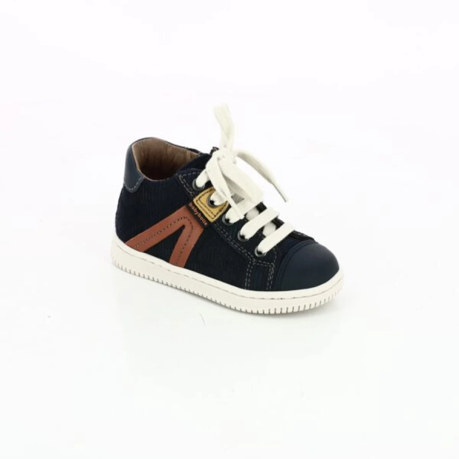 Kevin Babybotte Blue Leather Boots for Infants - Soft Sole Walking Shoes