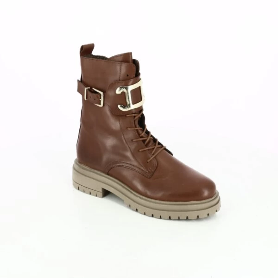 Kevin Cognac Leather Boots for Men - Stylish Ankle Boots Scapa Design