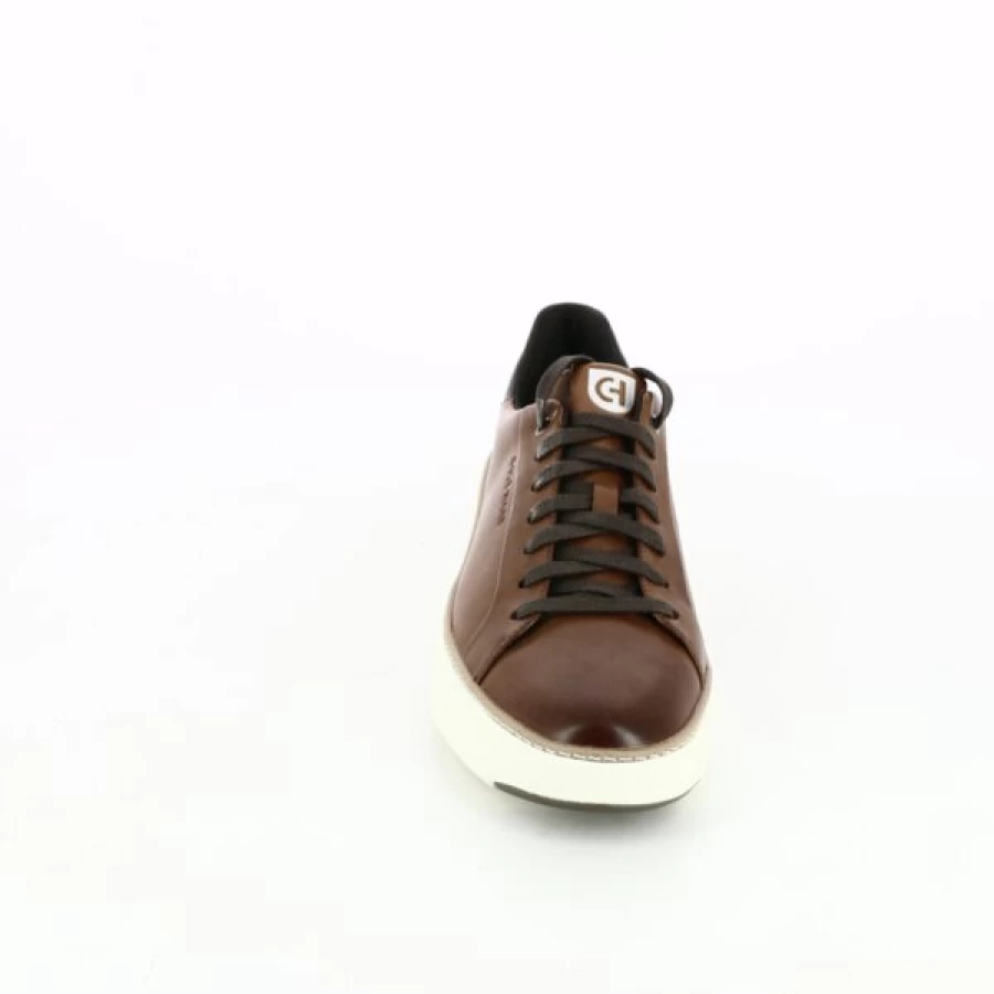 Kevin Cognac Leather Sneakers for Men - Classic Casual Comfort Shoes
