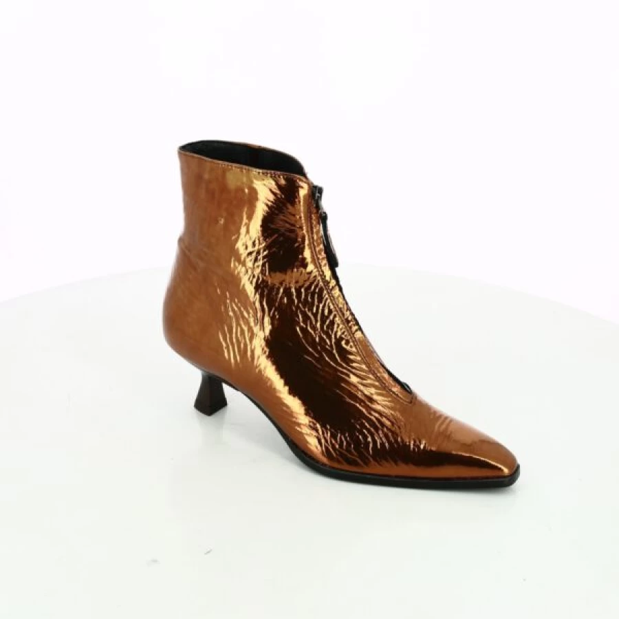 Kevin Zinda Women's Ankle Boots in Bronze - Stylish & Comfortable Casual Booties
