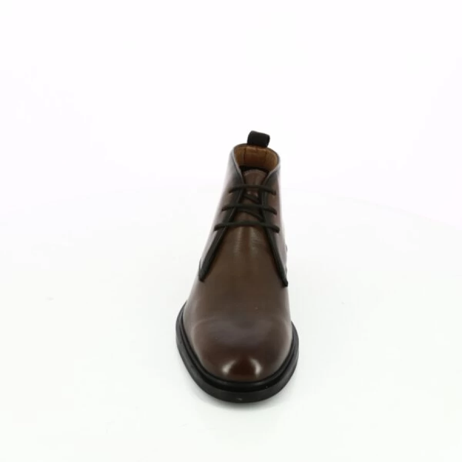 Kevin Cognac Leather Ankle Boots - Daniel Kenneth Style Booties for Men & Women