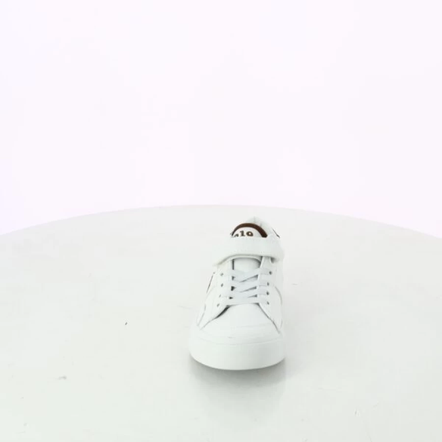 Kevin White Hook and Loop Sneakers for Men and Women