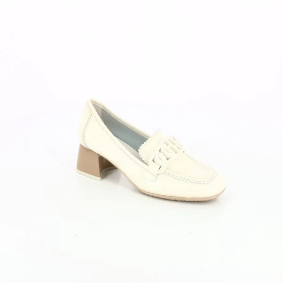 Kevin Women's Classic Beige Pumps - Elegant Low Heel Dress Shoes for Comfort & Style