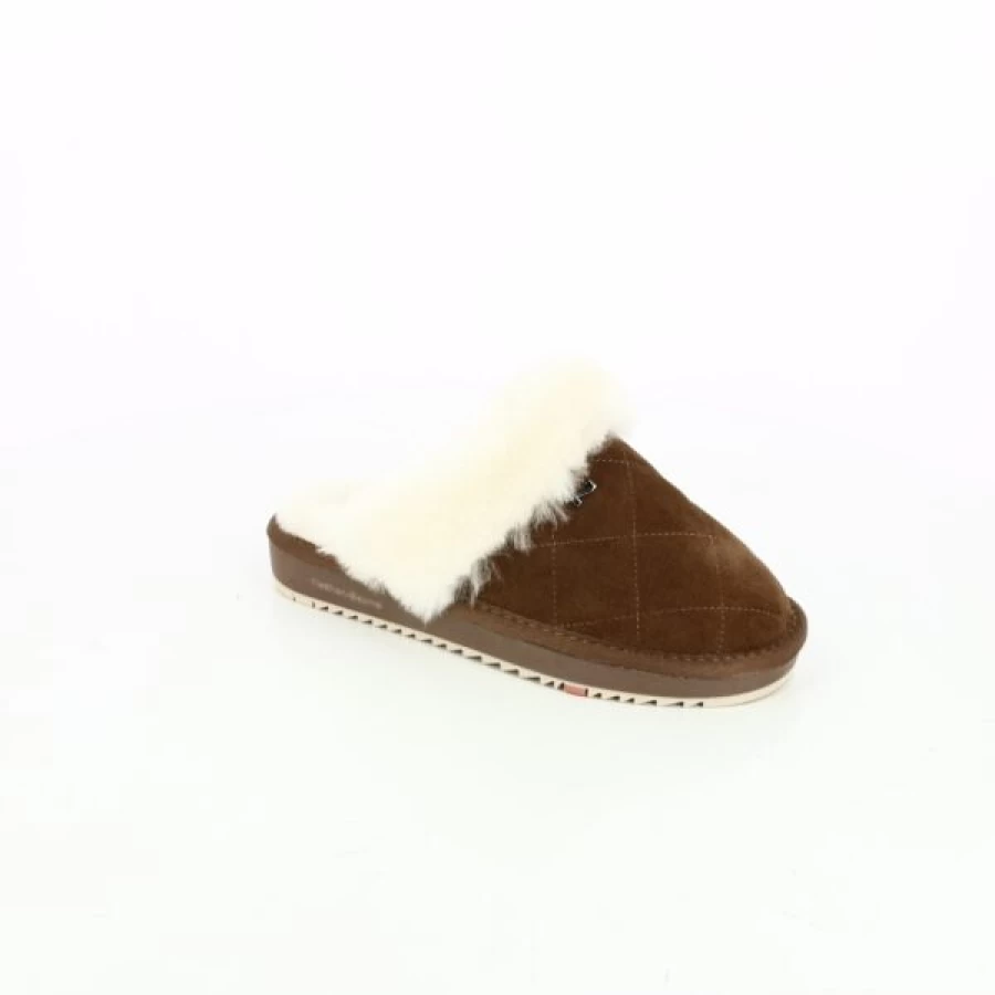 Kevin Men's Leather Slippers in Cognac Brown - Premium Comfort House Shoes