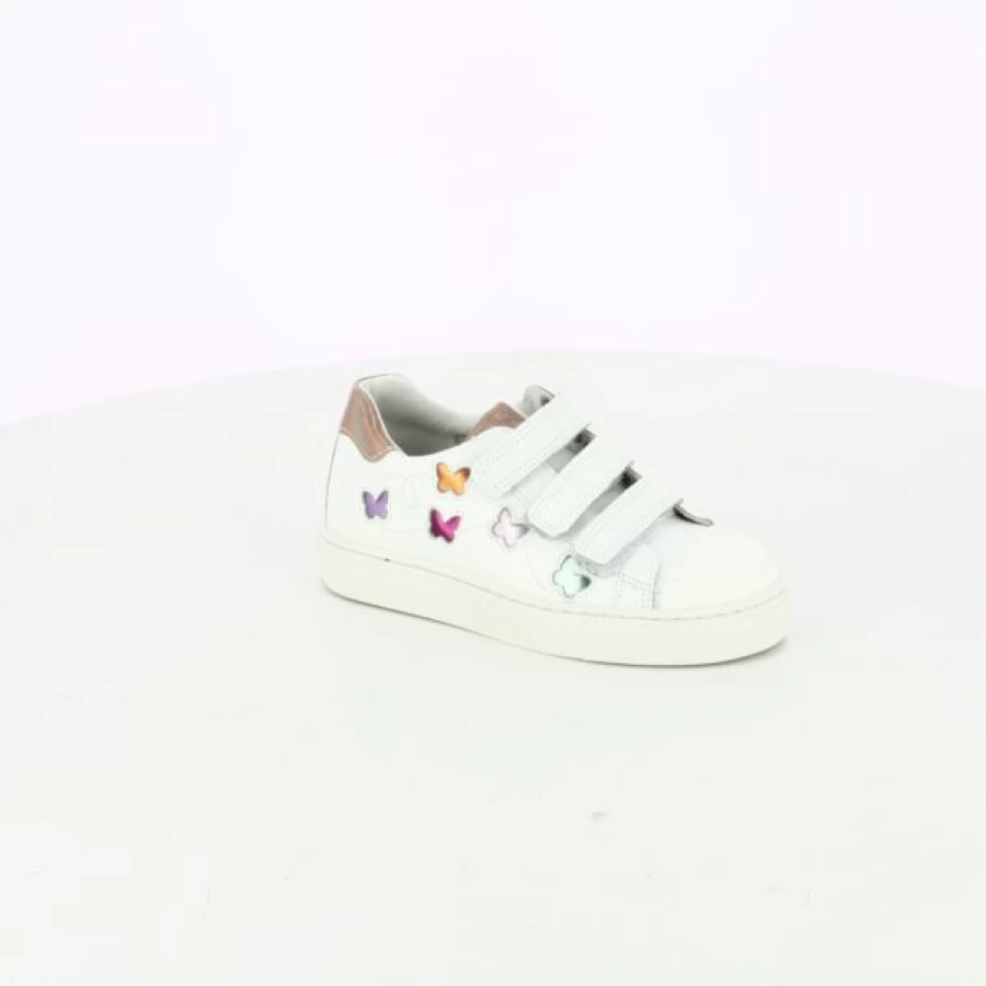 Kevin White Velcro Sneakers for Men & Women | Lightweight Comfort Walking Shoes
