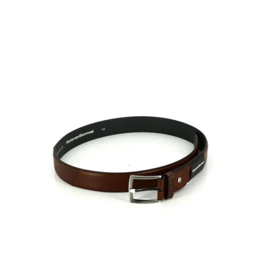 Kevin Genuine Leather Belts for Men - Premium Cognac Brown Dress Belt