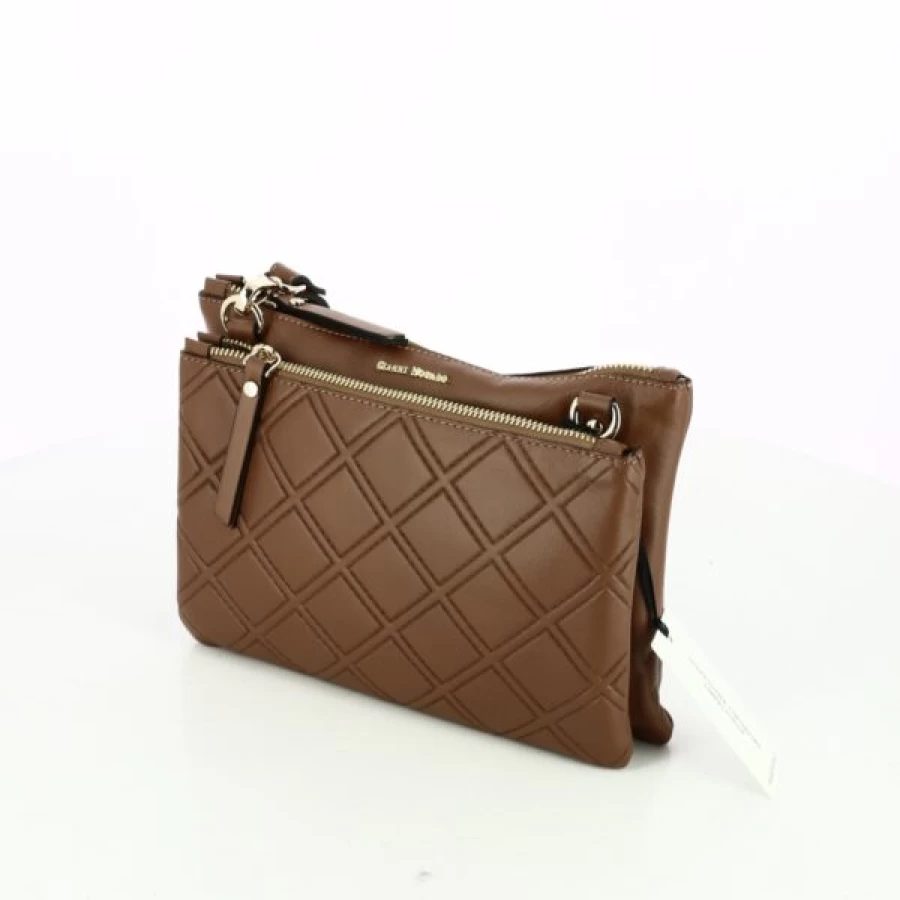 Kevin Handbags for Women - Premium Cognac Leather Shoulder Bag by Carol J. Inspired Design