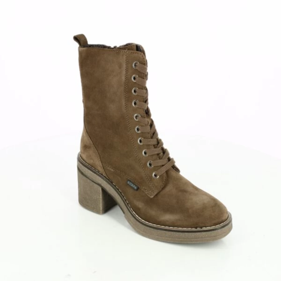 Kevin Cognac Leather Ankle Boots for Women - Stylish Comfort & Durability