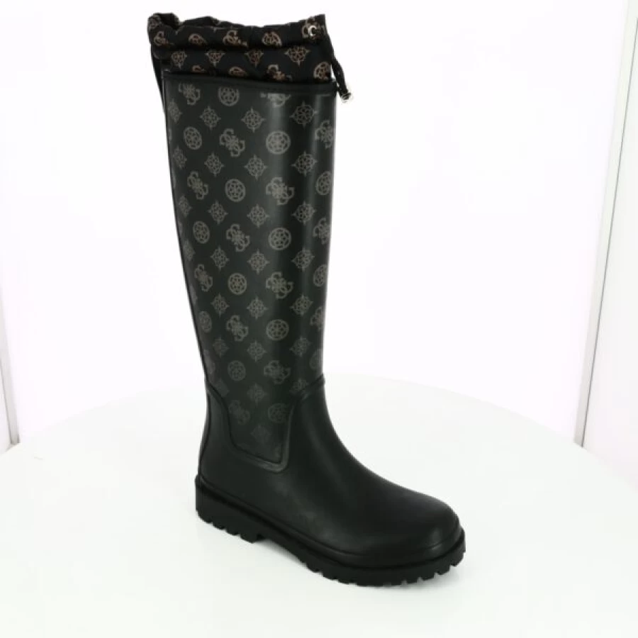 Kevin Black Rubber Boots for Men & Women - Waterproof Rain Boots