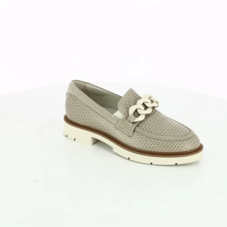 Kevin Men's Taupe Loafers - Casual Moccasin Shoes for Comfort & Style